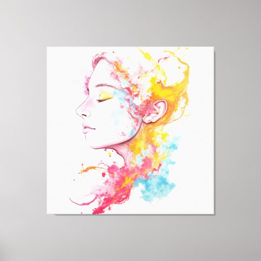 Innere Strahlung Leinwanddruck (Vorderseite)