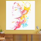 Innere Strahlung Leinwanddruck (Insitu (Wohnzimmer))