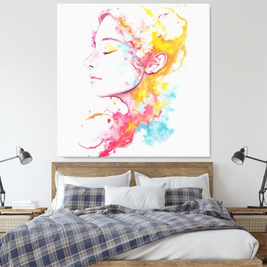 Innere Strahlung Leinwanddruck (Insitu (Schlafzimmer))