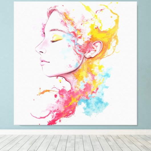 Innere Strahlung Leinwanddruck (Insitu (Holzboden))