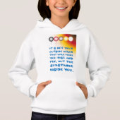 Innere Substanz einer externen Farbe Hoodie (Vorderseite)