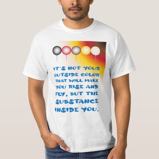 Innere Substanz einer externen Farbe T-Shirt (Vorderseite)