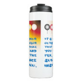 Innere Substanz einer externen Farbe Thermosbecher (Vorderseite)