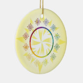 Innere Weihnachten 2019 - Sternenkreis Keramik Ornament (Rechts)