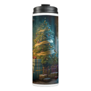 Innere Weihnachtsbaum Thermal Tumbler Thermosbecher