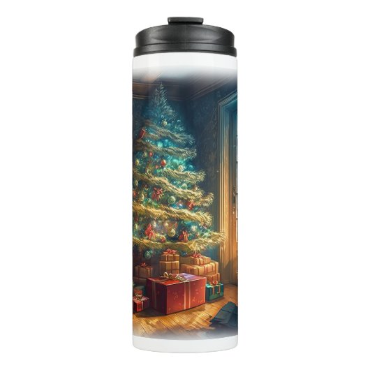 Innere Weihnachtsbaum Thermal Tumbler Thermosbecher (Vorderseite)