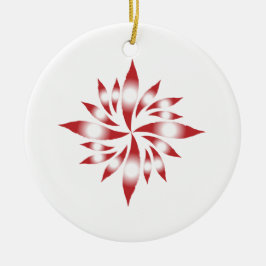 Innere Weihnachtsstern #10 Keramik Ornament