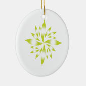 Innere Weihnachtsstern #6 Keramik Ornament (Rechts)