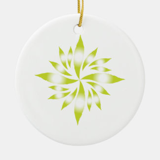 Innere Weihnachtsstern #6 Keramik Ornament