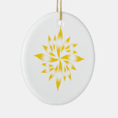 Innere Weihnachtsstern #7 Keramik Ornament (Rechts)