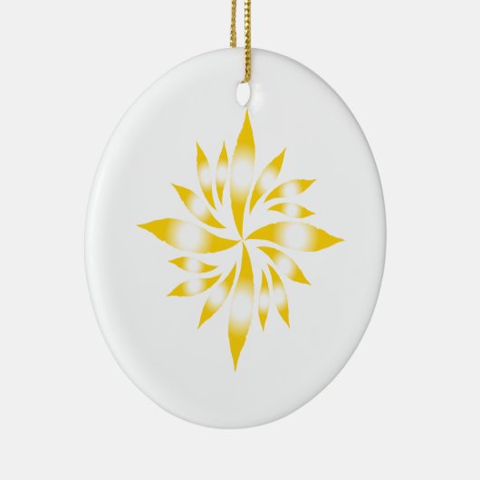 Innere Weihnachtsstern #7 Keramik Ornament (Rechts)