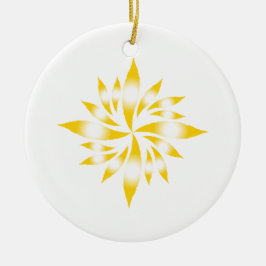 Innere Weihnachtsstern #7 Keramik Ornament