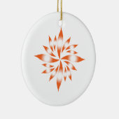 Innere Weihnachtsstern #8 Keramik Ornament (Rechts)