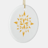 Innere Weihnachtsstern #8 Keramik Ornament (Rechts)