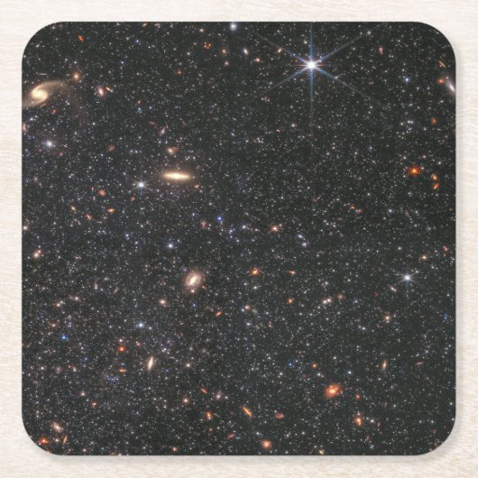 Innere WLM Zwerggalaxie NIRCam | JWST Rechteckiger Pappuntersetzer (Vorderseite)