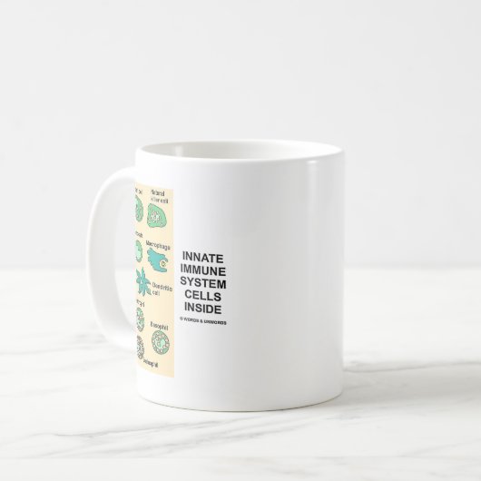Innere Zellen des Immunsystems Kaffeetasse (Vorderseite Links)