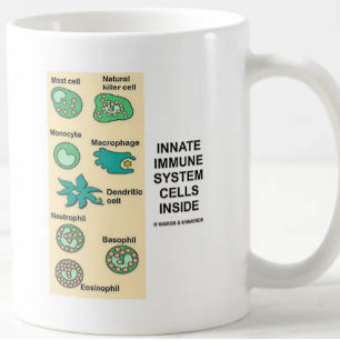 Innere Zellen des Immunsystems Kaffeetasse