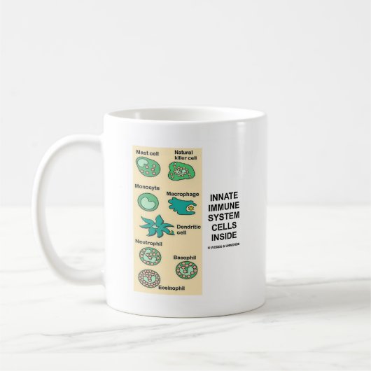 Innere Zellen des Immunsystems Kaffeetasse (Links)