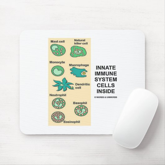 Innere Zellen des Immunsystems Mousepad (Mit Mouse)