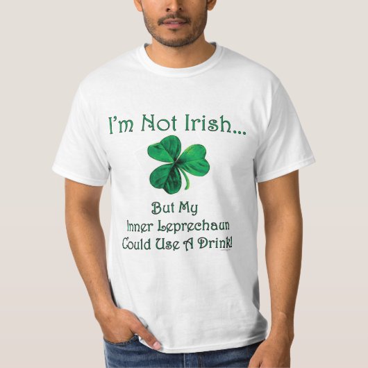 Inneren Kobold-St Patrick TagesT - Shirt (Vorderseite)