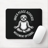 Innerer Frieden erreicht Bewegung Optional Yoga Fa Mousepad (Mit Mouse)