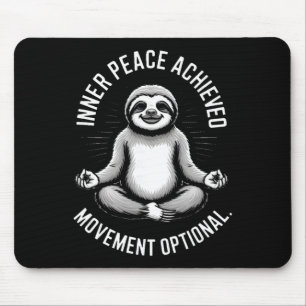 Innerer Frieden erreicht Bewegung Optional Yoga Fa Mousepad