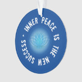 Innerer Frieden ist das neue Erfolgsziffer Ornament (Vorderseite)