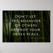 innerer Frieden Poster (Vorne)