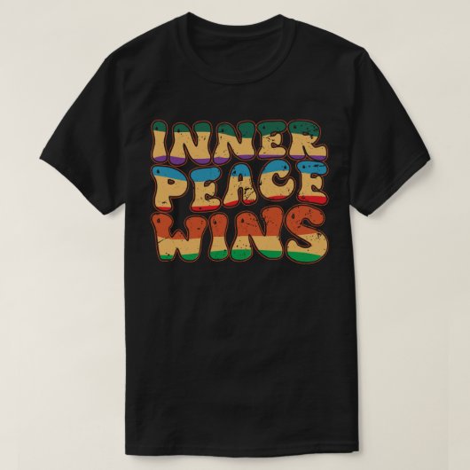Innerer Frieden siegt T-Shirt (Design vorne)