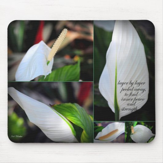 Innerer Frieden und Stärke Mousepad (Vorne)