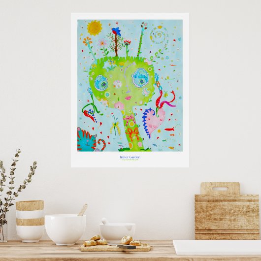 Innerer Garten II Poster (Küche)