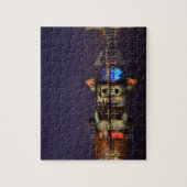 Innerer Hafen Baltimores nachts Puzzle (Vertikal)