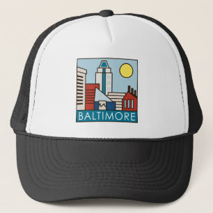 Innerer Hafen Baltimores Truckerkappe