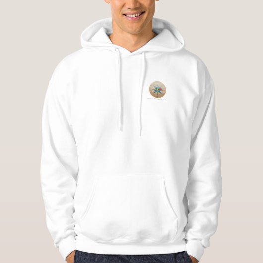 Innerer Kompass Hoodie Pullover (Vorderseite)