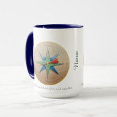 Innerer Kompass Tasse Becher (Vorderseite Links)