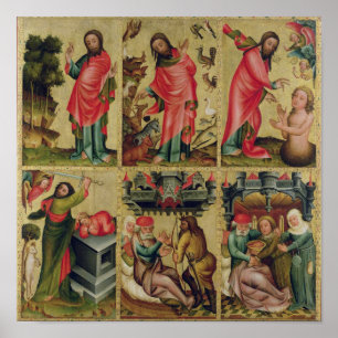 Innerer links Flügel des hohen Altars Poster