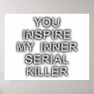 Innerer Serienmörder Lustiges Poster