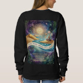 Innerer Tempel: Ein visueller Hauch frischer Luft Sweatshirt (Rückseite)