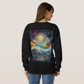 Innerer Tempel: Ein visueller Hauch frischer Luft Sweatshirt (Schwarz voll)