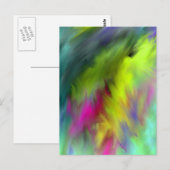 Inneres abstrakt 44 postkarte (Vorne/Hinten)