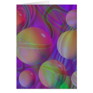 Inneres abstraktes Fraktal-violette Indigo-Galaxie