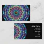 Inneres Blumenkaleidoskop Visitenkarte (Vorne/Hinten)