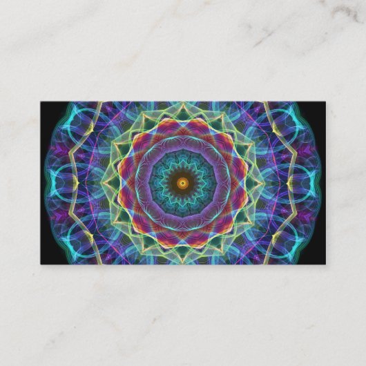 Inneres Blumenkaleidoskop Visitenkarte (Vorderseite)