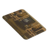 Inneres der Bodleian Library, Illustration Magnet (Rechte Seite)