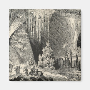 Inneres der Grotte von Antiparos Magnet