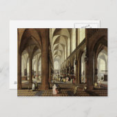 Inneres der Kathedrale Antwerpen, c.1650 Postkarte (Vorne/Hinten)