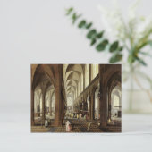 Inneres der Kathedrale Antwerpen, c.1650 Postkarte (Stehend Vorderseite)