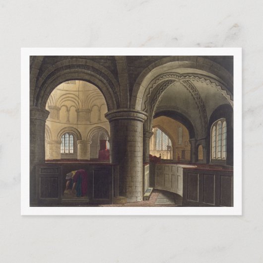 Inneres der Kirche des Heiligen Sepulchers, Kamm Postkarte (Vorderseite)