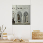 Inneres der Kirche St. Bavo, Haarlem Poster (Küche)