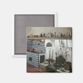 Inneres der Küche des Hotels de Cabris Magnet (Vorderseite/Rückseite)